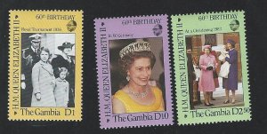Gambia   mnh S.C.  611-613