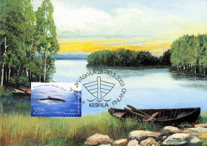 Finland  Scott #1157c maxicards maximum cards fish