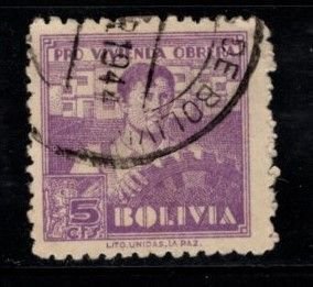 Bolivia - #RA1  Postal Tax  - Used