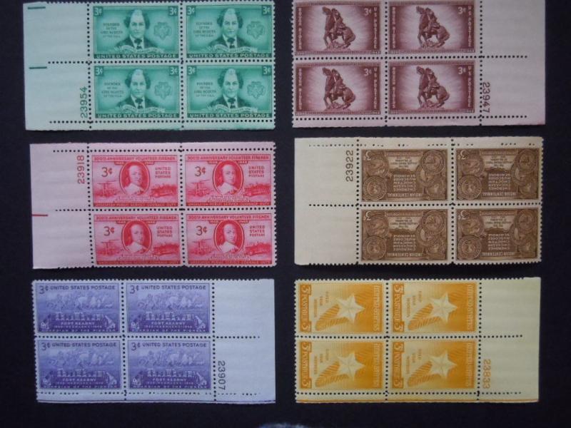 1948 US Plate Block Year Set #953-980  MNH OG 28 Plate Blocks F/VF