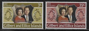 Gilbert & Ellice Islands Scott #'s 206 - 207 MNH