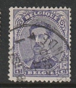 1915 Belgium - Sc 113 - used VF - 1 single - King Albert I - type 2