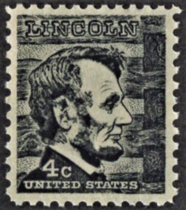 US 1282 MNH VF 4 Cent Abraham Lincoln