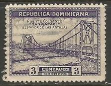 Dominican Republic 291 VFU BRIDGE 1161D-6