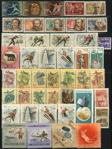 Hungary Magyar Back of the Book Airmail Postage Due Stamp Collection Used MLH