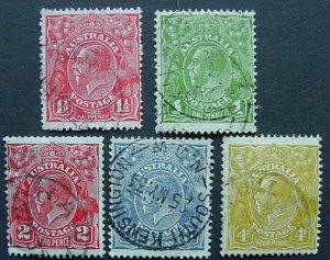 Australia, 27 different KGVs, used