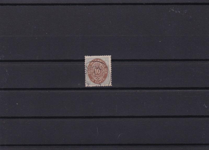 danish west indies 1873 cat £180 used  stamp ref r9682