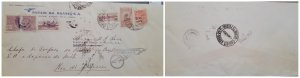 O) BRAZIL, PANAIR,  POSTAL TAX STAMPS - ICARUS FROM THE SANTOS DUMONT MONUMENT A