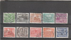 Germany  Scott#  9N42-9N60  Used  (1949 Various Designs)