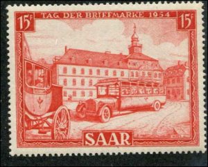 SAAR SC# 249 Post Bus & Post Coach of 1920 MNH SCV $ 9.50