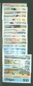 Barbuda #266-283 Unused Single (Complete Set)