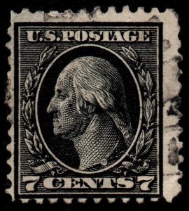 U.S. Scott #507: 1917 7¢ George Washington, Used, F