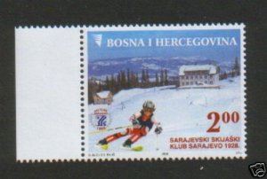 BOSNIA-MNH STAMP-SKII CLUB SARAJEVO-2008.