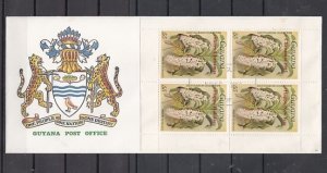 Guyana, Scott cat. 1393. Orchids sheet of 4. First day cover.