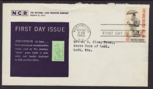 US 1239 City Mail NCR Typed FDC