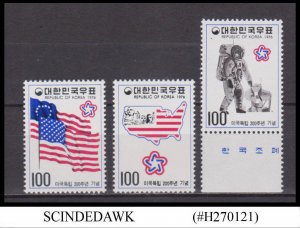 KOREA - 1976 AMERICAN BICENTENNIAL 3V MNH