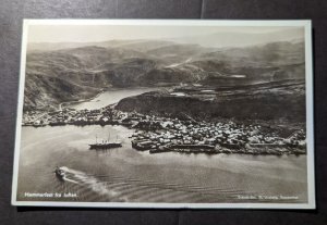1935 Norway Postcard Cover Hammerfest to Lausanne Switzerland