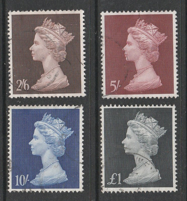 1969 High Value Machin Set Very Fine Used SG787-790