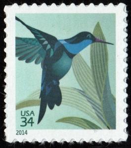SC#4857 34¢ Hummingbird Single (2014) SA