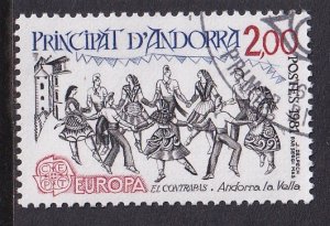 Andorra French    #287  used  1981  Europa  2fr