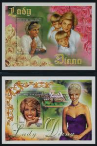 Guinea 1441-2 MNH Princess Diana, Prince William