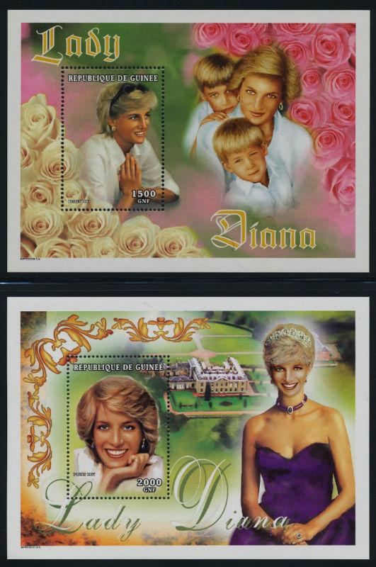 Guinea 1441-2 MNH Princess Diana, Prince William