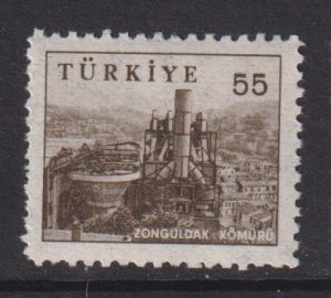 Turkey  #1451  MNH  1960  coal mine  55k