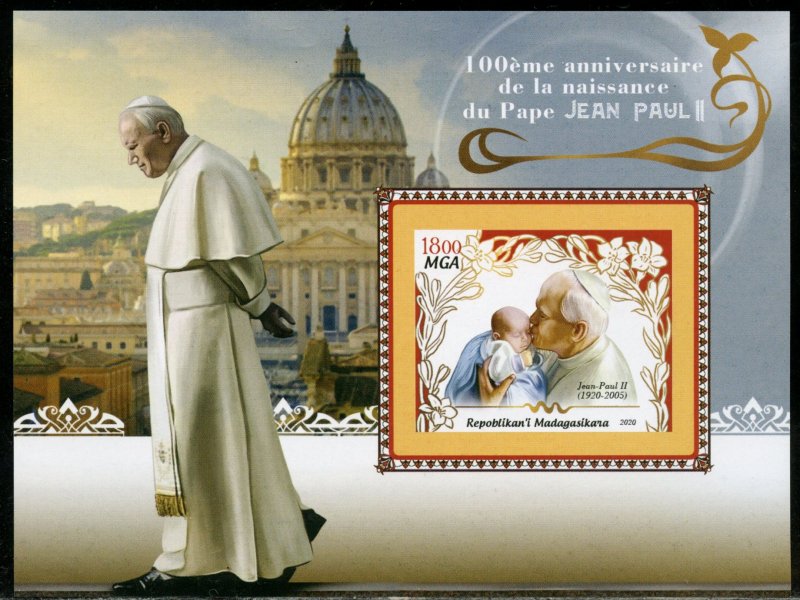 MADAGASCAR 100th BIRTH OF POPE JOHN PAUL II