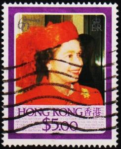 Hong Kong. 1986 $5 S.G.516 Fine Used