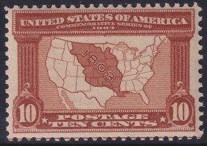 327 U.S 1904 Louisiana Purchase Exposition 10¢ issue MNH CV $300.00