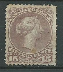 Canada 29b MVF 1868 80% off