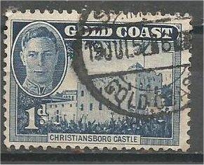 GOLD COAST, 1948, used 1p, King George VI, Scott 131