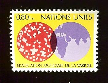 UN Geneva 74 .80 Smallpox Eradication MNH