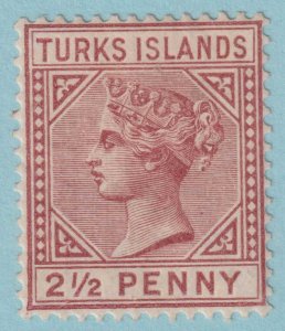 TURKS ISLANDS 49 MINT HINGED OG*  NO FAULTS VERY FINE! - HUZ