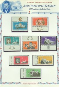 PARAGUAY  MEMORIAL JOHN F. KENNEDY CHURCHILL  PERFORATED SET & SOUVENIR SHEET 