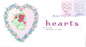 #4151-52 Love - Silver Heart Compuchet FDC