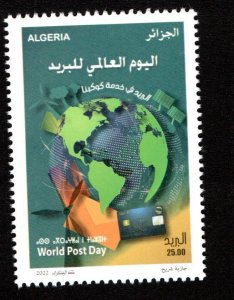 2022 - Algeria - Algérie-  World post day  - Journée mondiale de la poste - UPU