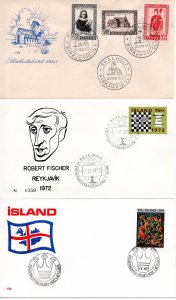 ICELAND. Some special cancelations