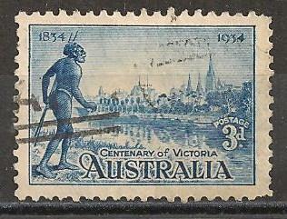 Australia #143 F-VF Used CV $6.00 (5274)  