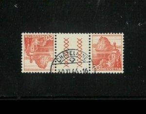 Switzerland SC#' 243d VF Used w/gum. Cat.17.00 (w/o gutter) @90%