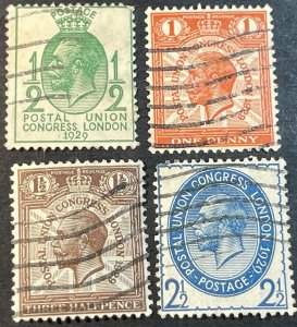 GREAT BRITAIN # 205-208-USED---COMPLETE SET---1929