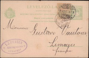 Hungary, Government Postal Card