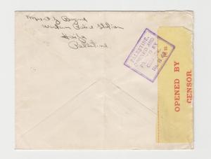 PALESTINE -USA 1940 CENSOR COVER TIBERIUS, #48 LABEL#71/9133, 15m RATE(SEE BELOW