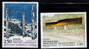 Andorre (French) Andorra Scott 425-426 MNH** Europa stamp set