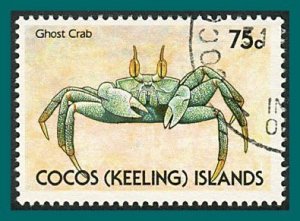 Cocos 1990 Crabs, 75c used  #213,SG220