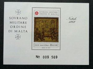 *FREE SHIP Malta Sovereign Military Order Of Malta Natal 1982 (ms) MNH