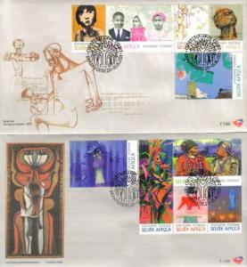 South Africa - 2009 Art of the Constitutional Court FDC Set