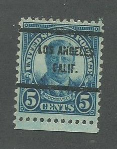 1925 USA Los Angeles, Calif.  Precancel on Scott Catalog Number 557