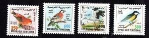 2001- Tunisia - Tunisie - Tunisian Birds - Oiseaux - Complete set 4v. MNH**