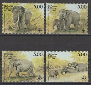 SRI LANKA 1986 WWF SG 951/4 MNH Cat £42